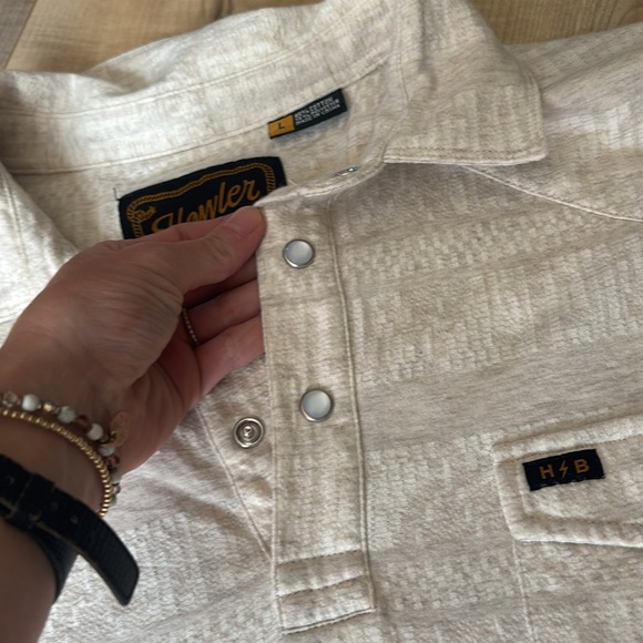Howler Brothers Pearl Snap Polo - Large - Picture 4 of 7